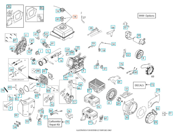 Réservoir de carburant Kpl 5324292-09