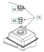 Réservoir de carburant Kpl 5324292-09 Réservoir de carburant Kpl 5324292-09
