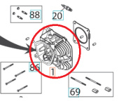 Capuchon supérieur 5324292-54 Capuchon supérieur 5324292-54