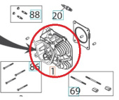 Capuchon supérieur 5324292-54 Capuchon supérieur 5324292-54