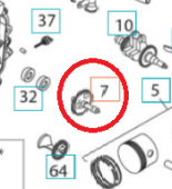 Arbre à cames 5324293-13 Arbre à cames 5324293-13