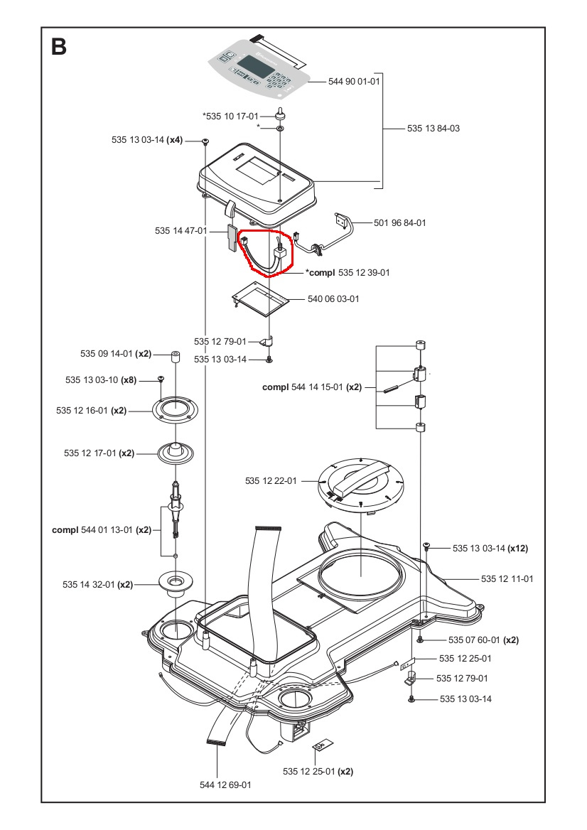 INTERRUPTEUR 220AC, 230ACX, Solar, 260ACX, 265ACX