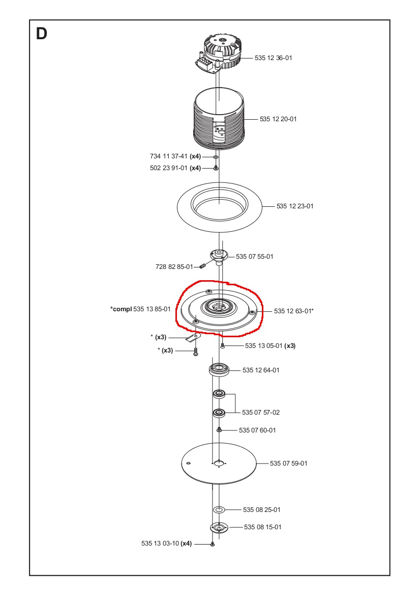 Disque De Coupe 210C, 220AC, 230ACX, Solar, R160