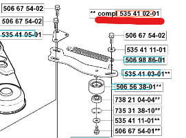 Tendeur de courroie 5354102-01