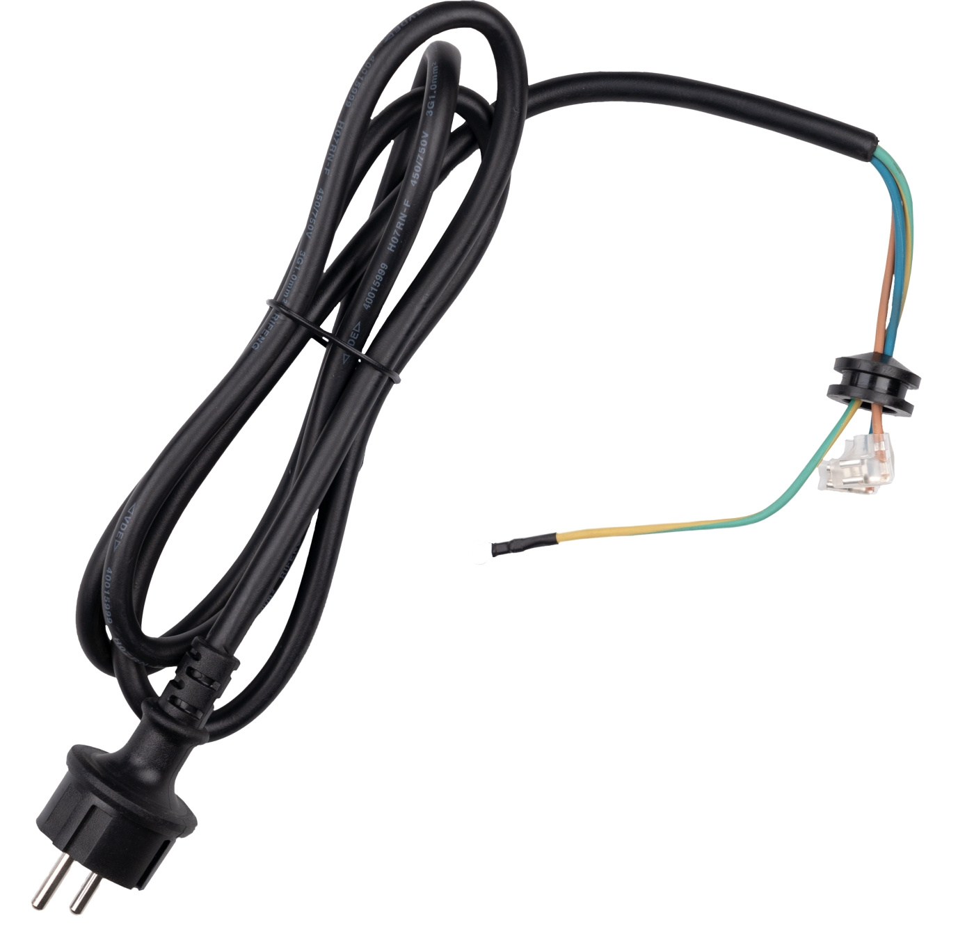 Câble d'alimentation secteur eu h07rn-f 3g x 1 x 1,8 m