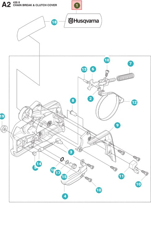 Carter D'Embrayage Husqvarna 135, 435, 435 II, 440