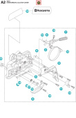 Carter D'Embrayage Husqvarna 135, 435, 435 II, 440 Carter D'Embrayage Husqvarna 135, 435, 435 II, 440