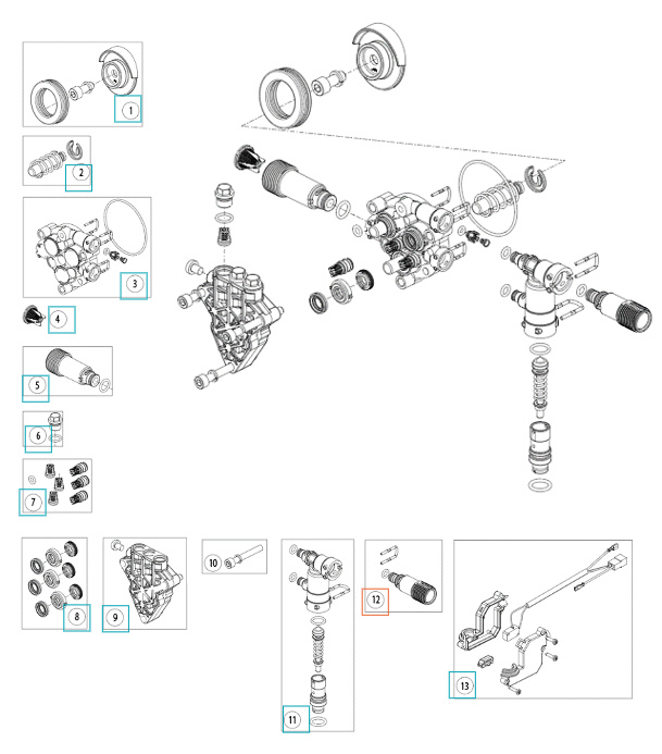 Bloc-cylindres Pw235/ 5363463-01
