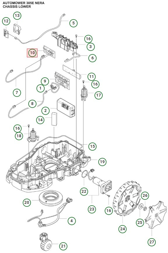 Carte électronique Contrôleur moteur 305E, 405XE, 310E, 410XE Nera