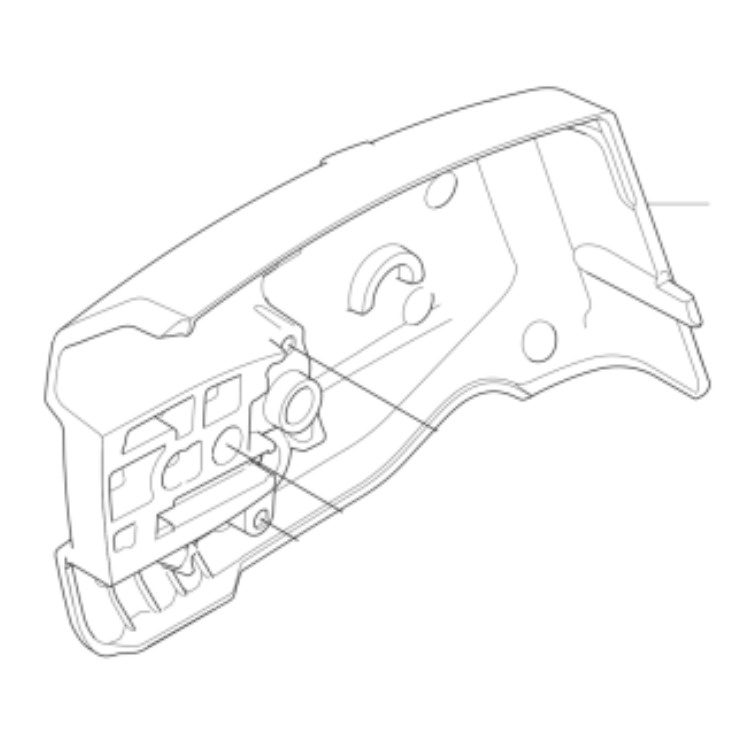 Couvercle d'embrayage 540Ixp, Falcon 5368859-01
