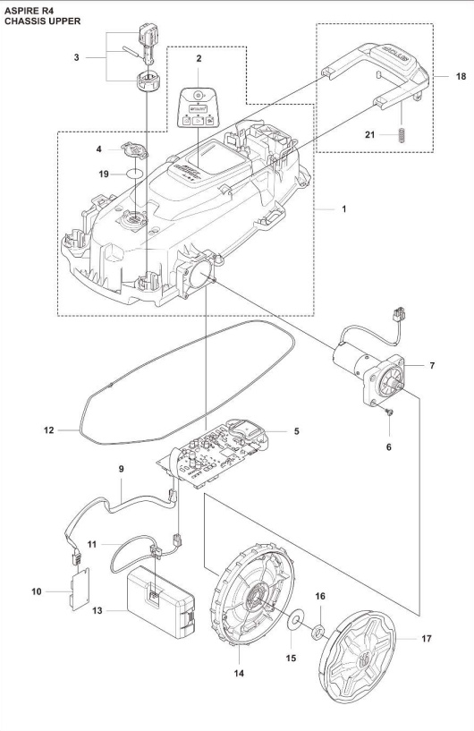 Chassis, Upper, Aspire R4