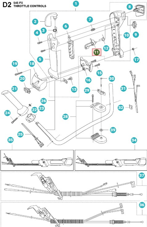 Levier d'accélérateur 5372635-01