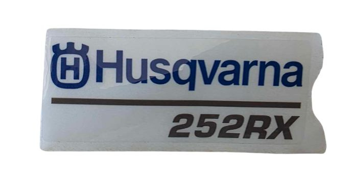 Autocollant Couvercle de cylindre Husqvarna 252RX