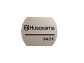 Décalcomanie de démarrage Husqvarna 343F Décalcomanie de démarrage Husqvarna 343F