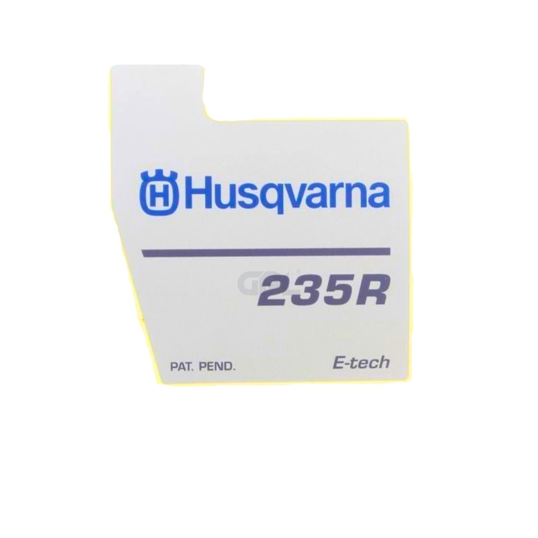 Autocollant de démarrage Husqvarna 235R