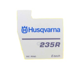 Autocollant de démarrage Husqvarna 235R Autocollant de démarrage Husqvarna 235R