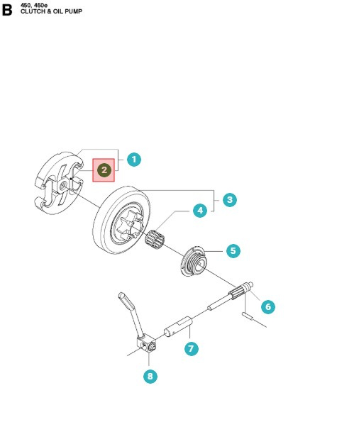 Ressort D'Embrayage 340-353/440-462/545/550
