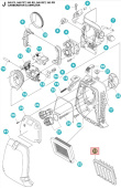 Filtre a air 25µm Husqvarna 545FR, 545RXT, 545FX, 555FX, 555RXT Filtre a air 25µm Husqvarna 545FR, 545RXT, 545FX, 555FX, 555RXT