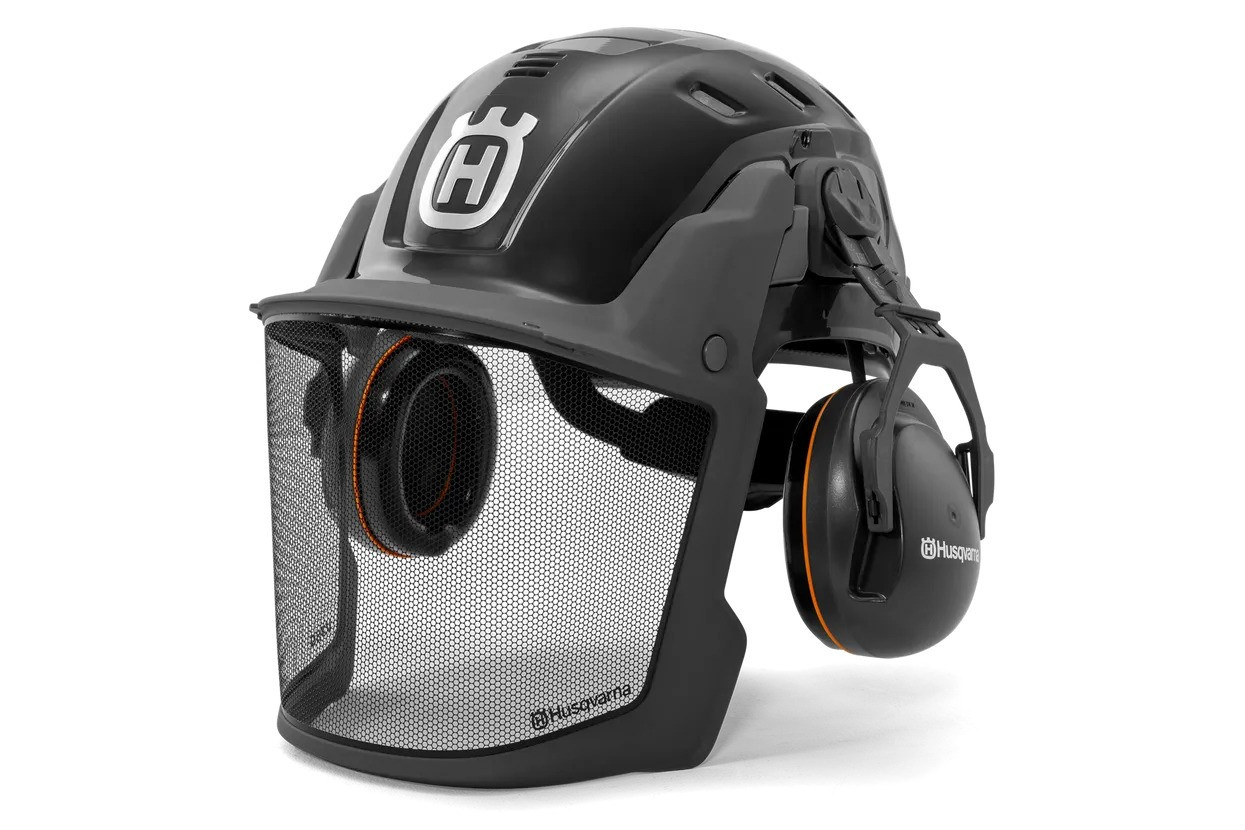 Casque forestier Husqvarna, Technical, gris
