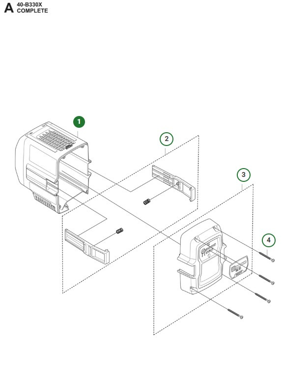 Boîtier Husqvarna B330X