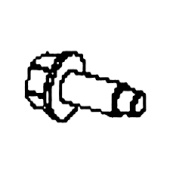 Vis à tête hexagonale Hcs 3/8-16Unc X Vis à tête hexagonale Hcs 3/8-16Unc X