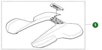 Capot supérieur Automower 320 Nera