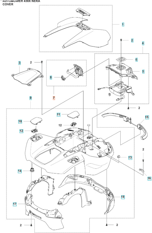 Kit radar 430X Nera, 450X Nera