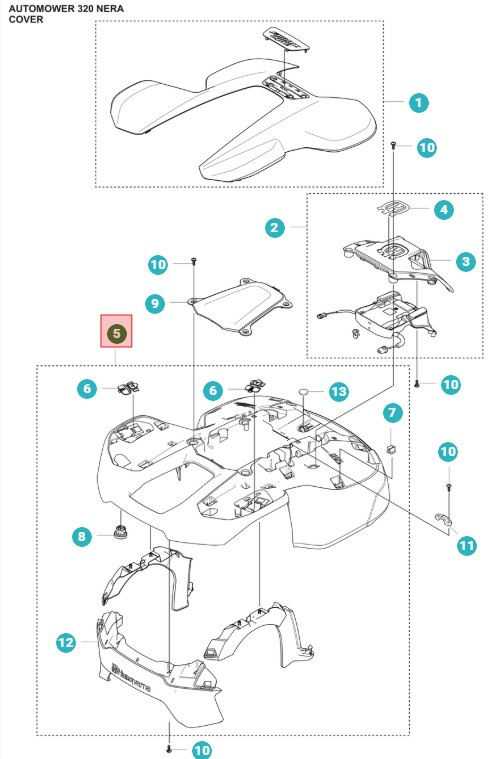 Châssis Automower 320 Nera