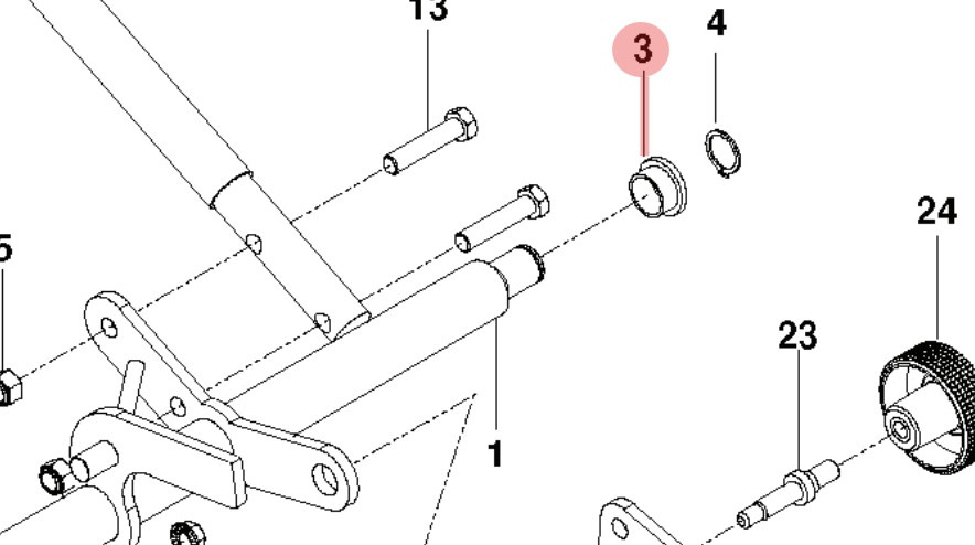 Roulement, Bride 5391128-95