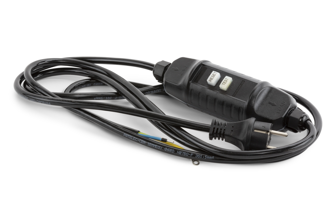 Câblage complet DM280/DM340 avec prise et disjoncteur différentiel UE 230 V 16 A