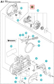 Carter D'Embrayage Husqvarna 135, 435E, 440E Carter D'Embrayage Husqvarna 135, 435E, 440E