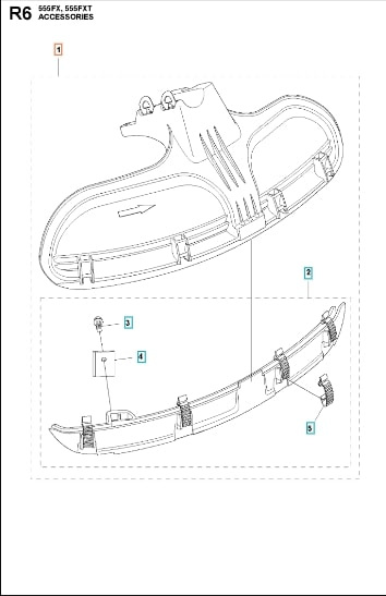 Combi grass blade guard
