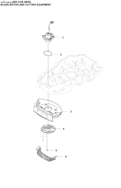 Moteur de coupe Automower 310E Nera, 410XE Nera