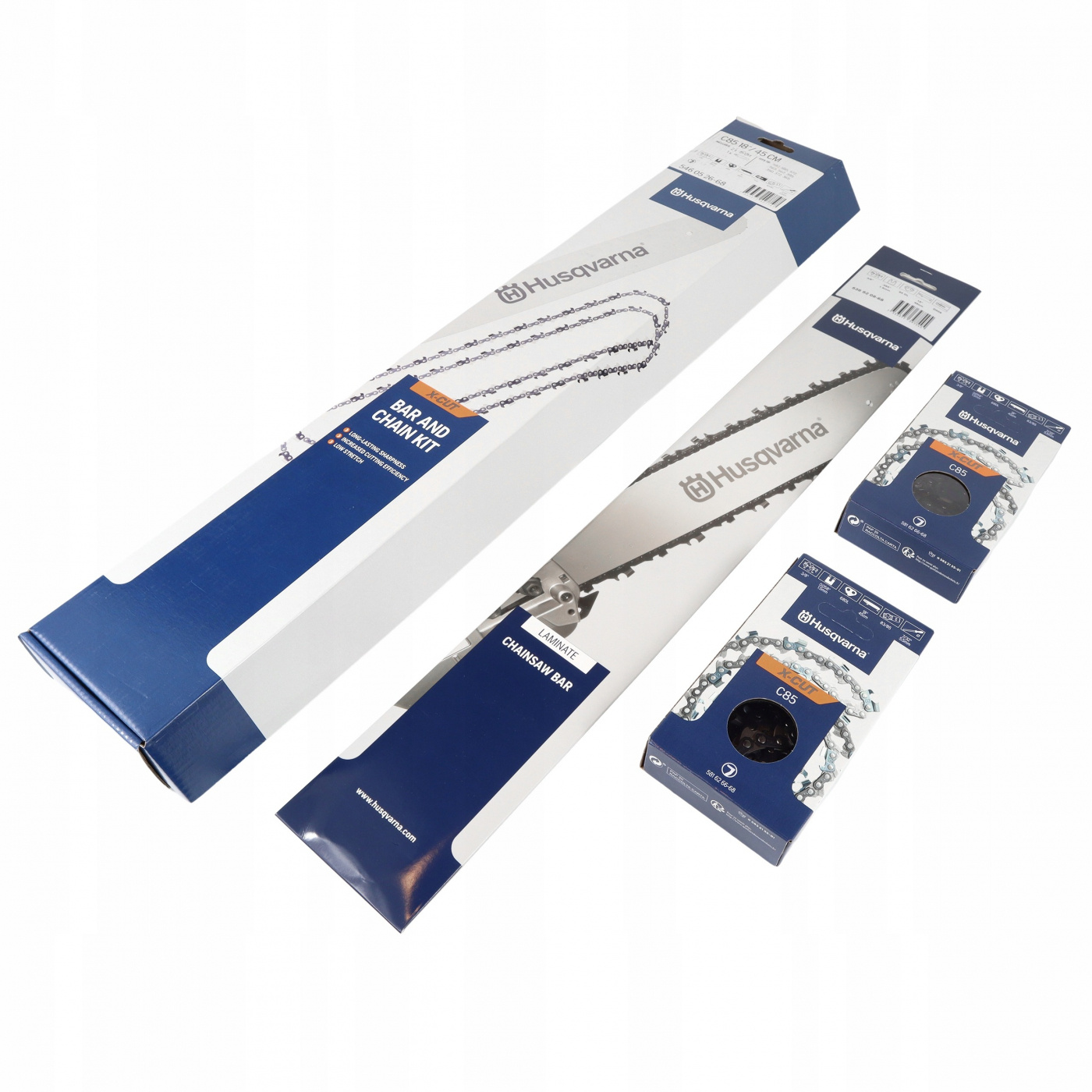 Kit: 1 Guide chaînes & 2 Chaînes 20