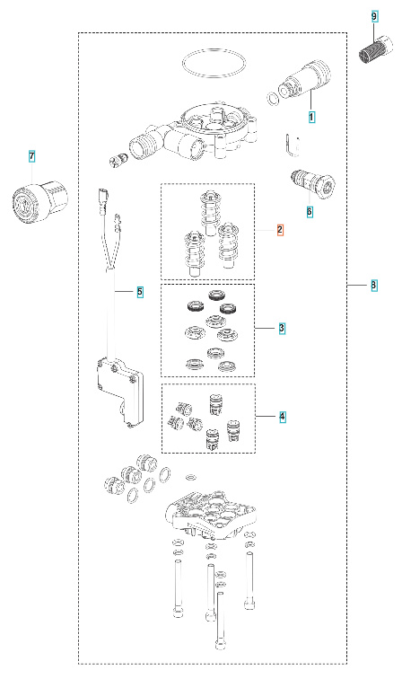 Kit de pistons de pompe 5460912-01
