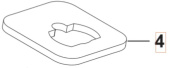 Couvercle de moteur en mousse de joint 5460917-01 Couvercle de moteur en mousse de joint 5460917-01