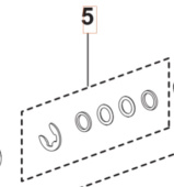 Joints du système d’adaptateur de joint 5460930-01 Joints du système d’adaptateur de joint 5460930-01