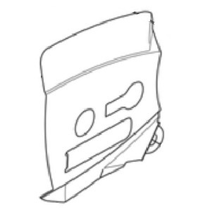 Plaque de guidage de chaîne