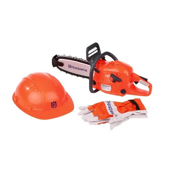 Kit forestier Husqvarna pour enfants – tronçonneuse, casque, gants