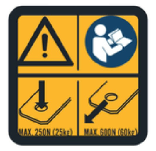 Autocollant Remorquage 600N