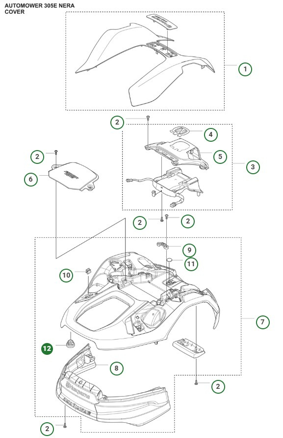 Capuchon Snaploc pour carrosserie