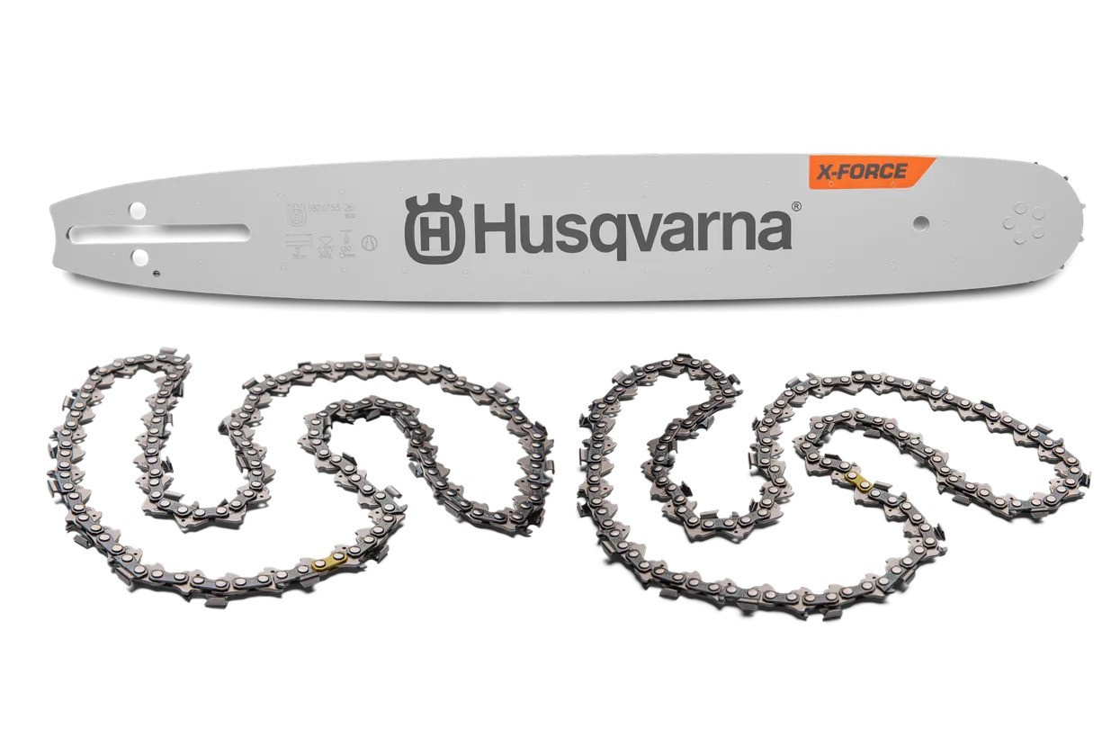 Kit: 1 Guide chaînes & 2 Chaînes 15