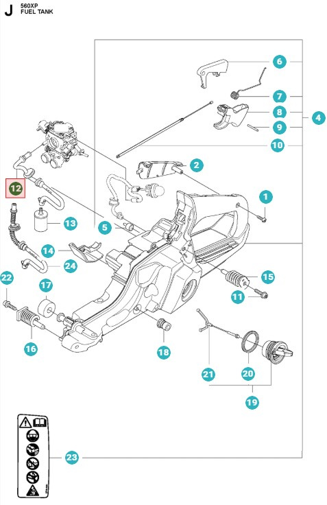 Tuyau De Carburant 5739935-03