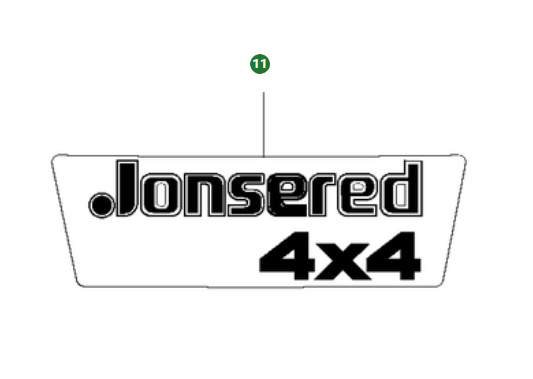 Décalque Jonsered 4x4