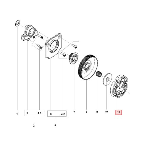 Embrayage Husqvarna 120