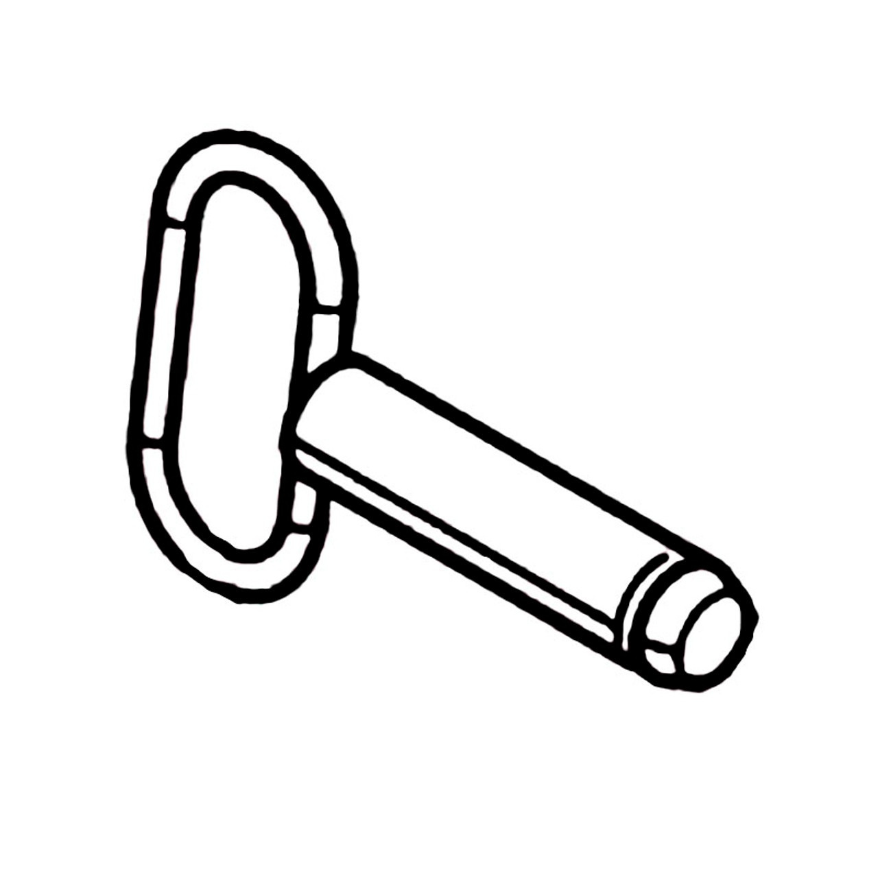 Pin Rops en zinc transparent