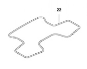 Sealing strip lower front chassis 435X Sealing strip lower front chassis 435X