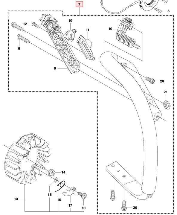 Poignée Avant Husqvarna 560, 562XPG