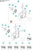 Démarreur Husqvarna 343FR, 345FX, 345RX Démarreur Husqvarna 343FR, 345FX, 345RX