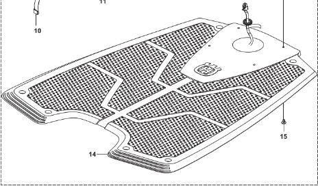 PLAQUE DE CHARGE KIT 220AC, 230ACX, 260ACX, 265ACX